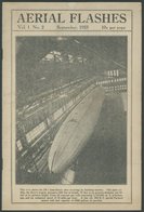 ZEPPELINPOST 1923, Lakehurst N.J./Aerial Flashes, Lokalanzeiger Mit Text Und Titelseite, Gewidmet Der Jungfernfahrt ZR 1 - Luft- Und Zeppelinpost