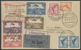 ZULEITUNGSPOST 109 BRIEF, Luxemburg: 1931, Fahr Nach Magdeburg, Prachtkarte - Zeppeline