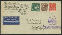 ZULEITUNGSPOST 108 BRIEF, Niederlande: 1931, Ostseejahr-Rundfahrt Bis Lübeck, Prachtbrief - Zeppelins