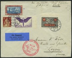 ZULEITUNGSPOST 57A BRIEF, Schweiz: 1930, Südamerikafahrt, Bis Sevilla, Prachtbrief - Zeppelins
