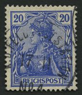 DP CHINA P Vd O, Petschili: 1900, 20 Pf. Reichspost, Stempel K.D. FELD-POSTSTATION No. 4, Pracht, Signiert, Mi. 140.- - Deutsche Post In China
