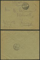 DEUTSCH-OSTAFRIKA KOROGWE, ?.?.15, Rückseitig Auf Feldpostbrief Von Mtotohorn Mit Stempel TANGA A, 7.2.15, Mit Schwachem - Africa Orientale Tedesca