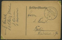 MSP VON 1914 - 1918 97 (Großer Kreuzer KÖNIG WILHELM), 20.2.1916, Feldpostkarte Von Bord Der König Wilhelm (Wohn-und Exe - Marítimo