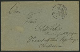 MSP VON 1914 - 1918 208 (Vorposten-Halbflottille WEST), 17.1.1917, Feldpostbrief Von Bord Eines Vorpostenbootes Der Halb - Maritime