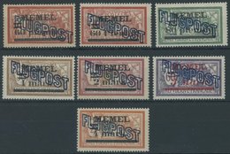 MEMELGEBIET 40-46 **, 1921 Flugpost, Postfrischer Prachtsatz, Mi. 280.- - Memel (Klaipeda) 1923