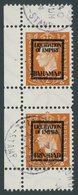 PROPAGANDAFÄLSCHUNGEN 12IVf,eZS O, 1944, 2 P. König Georg VI, Aufdruck Bahamas Und Trinidad Im Senkrechten Zwischenstegp - Ocupación 1938 – 45