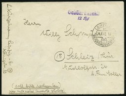 ALL. BES. GEBÜHR BEZAHLT LEIPZIG REICHSMESSE, 20.8.45, Viletter L2 Gebühr Bezahlt/12 Rpf, Prachtbrief - Autres & Non Classés