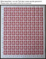 DIENSTMARKEN A D 34-39 **, 1957/8, 5 - 40 Pf., Wz. 3, 10 Bogen (100) Mit Verschiedenen Druckerei-Vermerken, U.a. Mit Nr. - Sonstige & Ohne Zuordnung