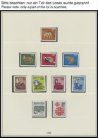 SAMMLUNGEN **, Bis Auf 3 Werte (Mi.Nr. 383,385,416) Komplette Postfrische Sammlung Berlin Von 1960-76 Im Lindner Falzlos - Sammlungen