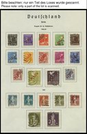 SAMMLUNGEN O, Gestempelte Sammlung Berlin Von 1948-90 Im Leuchtturm Falzlosalbum, Komplett Bis Auf Schwarzaufdruck Und B - Collezioni