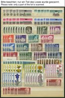 LOTS **, 1969-80, Saubere Dublettenpartie Kompletter Ausgaben, Meist 5-10x, Pracht, Mi. Ca. 3000.- - Usati