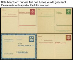 GANZSACHEN Aus P 1a-113 BRIEF, 1949-74, 49 Verschiedene Ungebrauchte Ganzsachenkarten, Fast Nur Prachterhaltung - Sammlungen