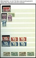 SAMMLUNGEN, LOTS **,* , Fast Nur Postfrische Restpartie Saarland Von 1947-1959, Mit Einigen Besseren Ausgaben, Gestempel - Other & Unclassified