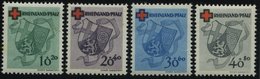 RHEINLAND PFALZ 42-45 **, 1949, Rotes Kreuz, Prachtsatz, Mi. 85.- - Sonstige & Ohne Zuordnung