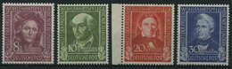 BUNDESREPUBLIK 117-20 **, 1949, Helfer Der Menschheit, Prachtsatz, Mi. 120.- - Used Stamps