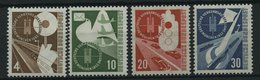 BUNDESREPUBLIK 167-70 **, 1953, Verkehrsausstellung, Prachtsatz, Mi. 85.- - Oblitérés