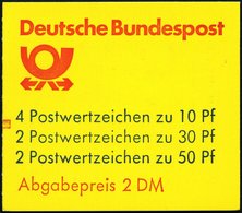 ZUSAMMENDRUCKE MH 22adK3 **, 1984, Markenheftchen Burgen Und Schlösser, 2. Deckelseite: Oberkante Brief Und P Von Post M - Otros & Sin Clasificación