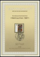 ERSTTAGSBLÄTTER 1306-46 BrfStk, 1987, Kompletter Jahrgang, ETB 1 - 29/87, Pracht - Autres & Non Classés