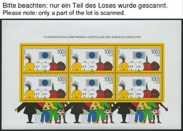 ENGROS Bl. 21 **, 1990, Block Briefmarkenausstellung, 8x, Pracht, Mi. 176.- - Abarten Und Kuriositäten