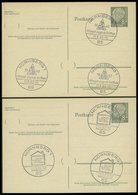 GANZSACHEN P 36 BRIEF, 1961, 8 Pf. Heuss Mit Postfachnummer Statt Postschließfachnummer, 5 Leer Gestempelte Karten Mit V - Colecciones