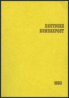 BUND/BERLIN MINISTERJAHRB MJg 83 , 1983, Ministerjahrbuch Gelb, Pracht - Verzamelingen