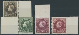 BELGIEN 262-65I **, 1929, König Albert I, Alles Randstücke, Prachtsatz, Mi. (600.-) - Belgique
