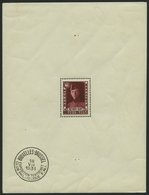 BELGIEN Bl. 2 *, 1931, Block Kriegsinvaliden, Falzrest Im Rand, Einzelmarke Postfrisch, Pracht - België