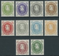 DÄNEMARK 185-94 **, 1930, 60. Geburtstag, Prachtsatz, Mi. 200.- - Usati