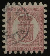 FINNLAND 4Bx O, 1865, 10 K. Rosakarmin Auf Rosa, Alle Zungen, Pracht, Mi. 200.- - Sonstige & Ohne Zuordnung