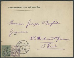 FRANKREICH 109 BRIEF, 1904, Unabhängigkeitsmarke Neben 15 C. Graugrün Auf Brief Von VANNES Nach Paris, - Autres & Non Classés