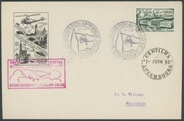 FRANKREICH 942 BRIEF, 1952, 30 Fr. Tagung Des Europarates Auf FDC, Erstflug, Pracht - Autres & Non Classés