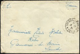 FRANKREICH FELDPOST 1921, K1 TRESOR ET POSTES/184 Auf Feldpostbrief Nach Frankreich, Feinst - Military Postmarks From 1900 (out Of Wars Periods)