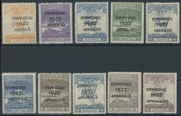 GRIECHENLAND 239-48 **, 1923, Revolution 1922, Postfrischer Prachtsatz, Mi. 200.- - Sonstige & Ohne Zuordnung