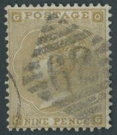 GROSSBRITANNIEN 21 O, 1862, 9 P. Olivbraun, Nummernstempel 62, Pracht, Mi. 200.- - Otros & Sin Clasificación