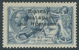 IRLAND 11I/I *, 1922, 10 Sc. Vierzeiliger Aufdruck, Dritte Aufdruckzeile 21 Statt 211/2 Mm Lang, Falzrest, Pracht - Other & Unclassified