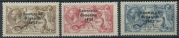 IRLAND 37-39I *, 1922, Dreizeiliger Aufdruck In Blauschwarz, Falzrest, Prachtsatz - Other & Unclassified