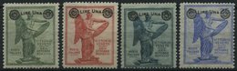 ITALIEN 201-04C *, 1924, Sieg In Venetien, Gezähnt 14:131/2, Falzrest, Prachtsatz - Gebraucht