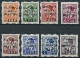 KROATIEN 1-8 **, 1941, König Peter II, Prachtsatz, Mi. 120.- - Kroatien