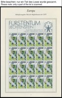 LIECHTENSTEIN 939-41KB **, 1988, Europäische Kampagne Für Den Ländlichen Raum In Kleinbogen, Pracht - Sonstige & Ohne Zuordnung