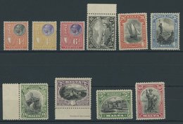MALTA 122-31 **, 1926/7, 4 P. - 10 Sh. Freimarken, Postfrisch, 10 Prachtwerte - Malta