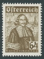 ÖSTERREICH 562II **, 1933, 64 G. Katholikentag Mit Abart Fragezeichen Unter 64, Pracht, Mi. 230.- - Used Stamps