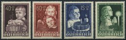 ÖSTERREICH 929-32 **, 1949, Glückliche Kindheit, Prachtsatz, Mi. 80.- - Usati