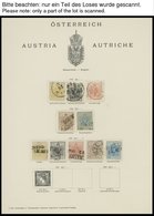 SAMMLUNGEN O,* , Sammlung Österreich Incl. Gebiete Bis Ca. 1972 Im Alten Schaubek Album Mit U.a. Vielen Guten Sätzen Der - Colecciones