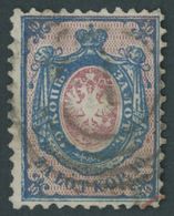 POLEN 1a O, 1860, 10 K. Blau/rosa, Feinst (kleiner Eckbug), Mi. 250.- - Altri & Non Classificati