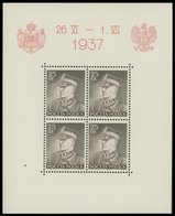 POLEN Bl. 2-4 **, 1937, Besuch Des Königs Von Rumänien, 3 Prachtblocks Mi. 150.- - Altri & Non Classificati