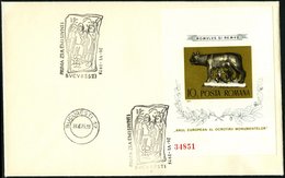 RUMÄNIEN Bl. 122 BRIEF, 1975, Block Denkmalschutzjahr Auf FDC, Pracht, Mi. 150.- - Altri & Non Classificati