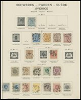 SAMMLUNGEN, LOTS O, *, 1855-1941, Alter Sammlungsteil Auf Seiten, Etwas Unterschiedlich, Mi. Ca. 850.- - Colecciones