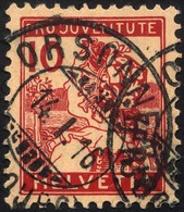 SCHWEIZ BUNDESPOST 129 O, 1915, 10 C. Pro Juventute, Pracht, Mi. 110.- - 1843-1852 Timbres Cantonaux Et  Fédéraux