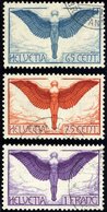 SCHWEIZ BUNDESPOST 189-91x O, 1924, Flugpost, Gewöhnliches Papier, Prachtsatz, Mi. 170.- - 1843-1852 Correos Federales Y Cantonales