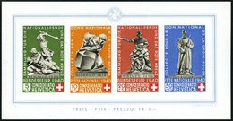 SCHWEIZ BUNDESPOST Bl. 5 **, 1940, Block Pro Patria, Pracht, Mi. 450.- - 1843-1852 Correos Federales Y Cantonales